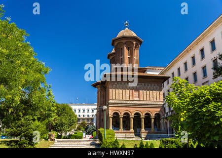 Église Kretzulescu à Bucarest - Roumanie Banque D'Images