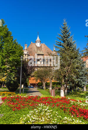 Parterre à Sighisoara, Roumanie Banque D'Images