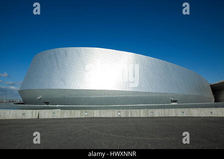 Aquarium du Danemark, également connu sous le nom de la planète bleue (Den Blå Planet) et a ouvert ses portes à l'extérieur de Copenhague Kastrup en 2013. Le top-moderne buildi Banque D'Images