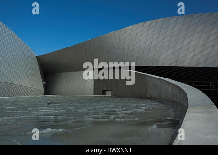 Aquarium du Danemark, également connu sous le nom de la planète bleue (Den Blå Planet) et a ouvert ses portes à l'extérieur de Copenhague Kastrup en 2013. Le top-moderne buildi Banque D'Images