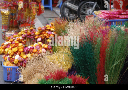 Au moment de la fin de l'année lunaire à Hanoi, Vietnam, Asie du sud-est Banque D'Images