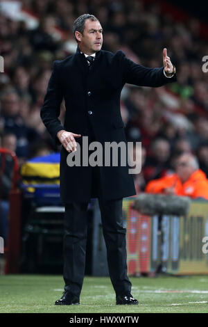 Swansea City manager Paul Clement Banque D'Images