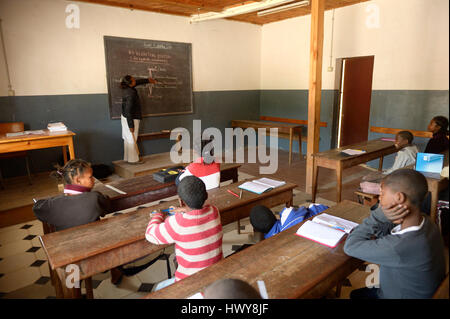 Madagaskar, les élèves de l'école élémentaire de Fianarantsoa Banque D'Images