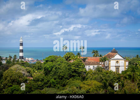 Leuchtturm à Olinda - Pernambuco, Brésil Banque D'Images