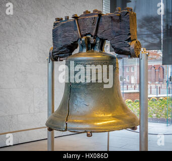 Liberty Bell - Philadelphie, Pennsylvanie, USA Banque D'Images