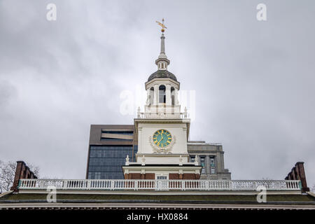 L'Independence Hall - Philadelphie, Pennsylvanie, USA Banque D'Images