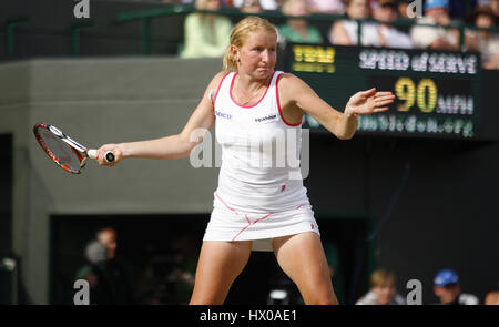 ALLA KUDRYAVTSEVA RUSSIE WIMBLEDON Londres Angleterre 26 Juin 2008 Banque D'Images