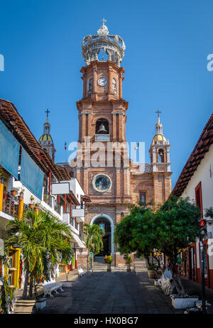 Notre Dame de Guadalupe Church - Puerto Vallarta, Jalisco, Mexique Banque D'Images