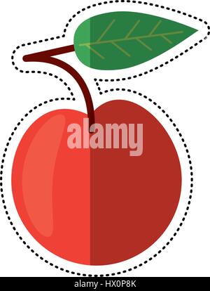 Droit de la santé alimentaire apple cartoon Illustration de Vecteur