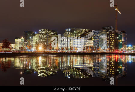 Le projet de code à barres est une section de la partie, ils affichent du Fjord VILLE réaménagement sur l'ancien quai et des terrains industriels, dans le centre d'Oslo. La zone Banque D'Images