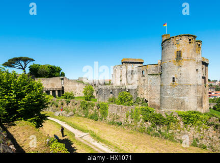 Clisson (nord-ouest de la France) : le château Banque D'Images