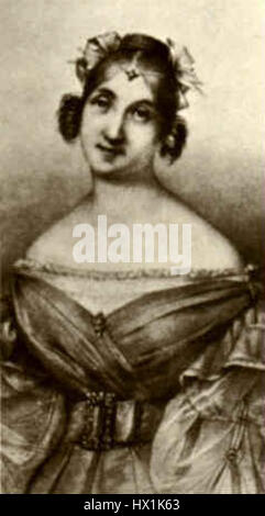 Giuseppina Strepponi était une soprano italienne, réputée pour ses interprétations dans les œuvres opératiques de Giuseppe Verdi. Elle est également connue pour sa collaboration avec Verdi à titre professionnel et personnel. Banque D'Images