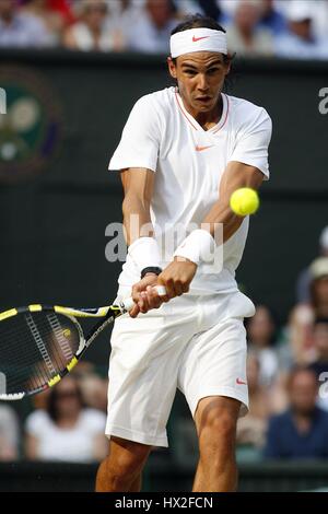 RAFAEL NADAL ESPAGNE ESPAGNE WIMBLEDON Londres Angleterre 26 Juin 2010 Banque D'Images