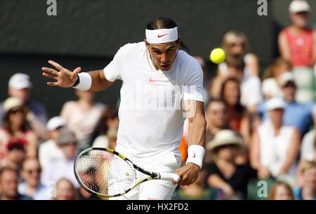 RAFAEL NADAL ESPAGNE ESPAGNE WIMBLEDON Londres Angleterre 26 Juin 2010 Banque D'Images