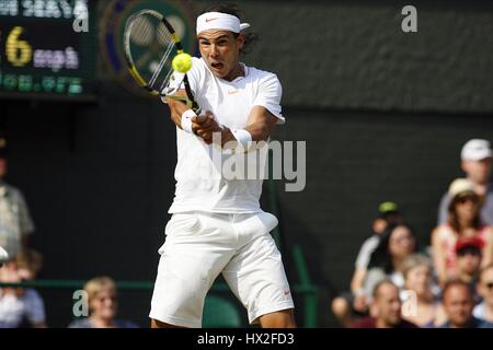 RAFAEL NADAL ESPAGNE ESPAGNE WIMBLEDON Londres Angleterre 26 Juin 2010 Banque D'Images