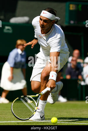 RAFAEL NADAL ESPAGNE WIMBLEDON Londres Angleterre 22 Juin 2010 Banque D'Images