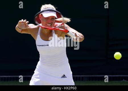 ANGELIQUE KERBER ALLEMAGNE ALLEMAGNE LE ALL ENGLAND TENNIS CLUB WIMBLEDON Londres Angleterre 04 Juillet 2015 Banque D'Images