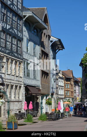 Rouen (nord de la France) : la vieille ville Banque D'Images