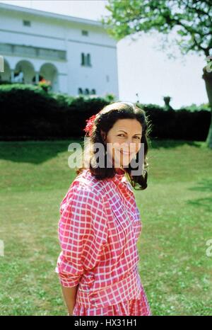 La Reine Silvia de Suède, LA REINE DE SUÈDE 01 Juin 1990 Banque D'Images