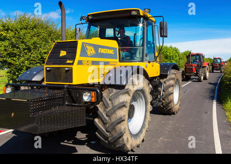 Rallye tracteur shérif devient, North Yorkshire, England, UK Banque D'Images