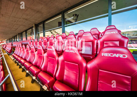 Visiter Mercedes-Benz arena Banque D'Images