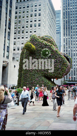 La Rockefeller Plaza Banque D'Images