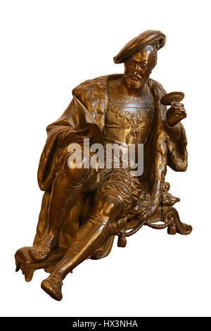 Leonardo da Vinci sculpteur Albert Ernest Carrier Belleuse (1824 1887) Banque D'Images