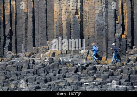 La Grotte de Fingal, l'île de Staffa, Ecosse Banque D'Images