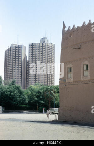 Des scènes de rue dans la capitale saoudienne Riyad. Banque D'Images