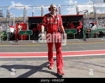 Melbourne, Australie. Mar 25, 2017. L'Albert Park, Melbourne, Rolex de Formule 1 Grand Prix d'Australie, 23. - 26.03.2017 Maurizio Arrivabene (Scuderia Ferrari) Photo : Cronos/Hasan Bratic Crédit : Cronos/Alamy Live News Banque D'Images