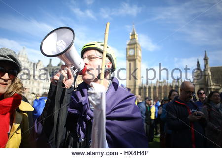 Londres, Royaume-Uni. Mar 25, 2017. S'unir pour l'Europe Crédit : rallye reallifephotos/Alamy Live News Banque D'Images