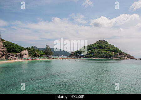 Koh Nang Yuan Island en Thaïlande à côté Sumui Banque D'Images