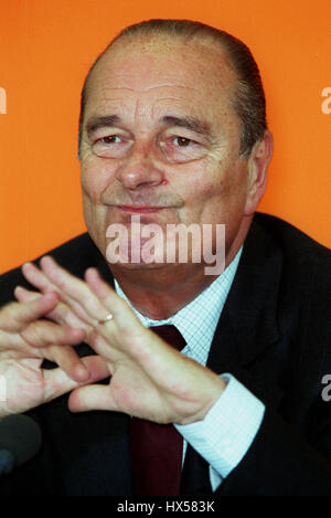 JACQUES CHIRAC PRÉSIDENT DE FRANCE 21 juin 1999 Banque D'Images