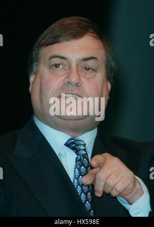 JOHN PRESCOTT MP SOUS-CHEF SYNDICAL 04 Novembre 1997 Banque D'Images