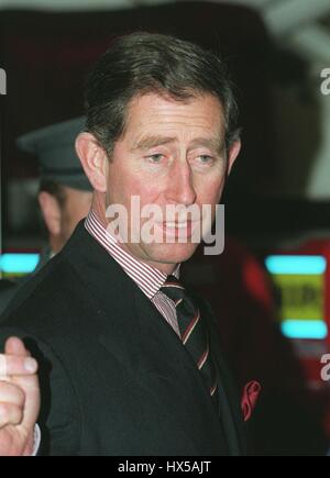 Le PRINCE CHARLES PRINCE DE GALLES 13 Décembre 1995 Banque D'Images