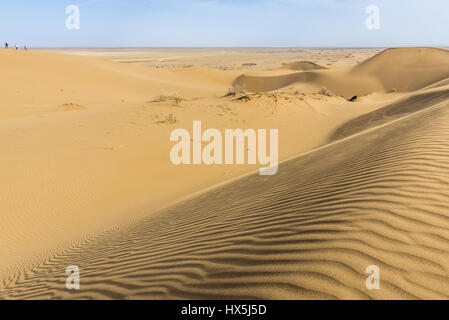 Marques d'ondulation sur une dune de désert Maranjab situé dans le comté de bidgol Aran va en Iran Banque D'Images