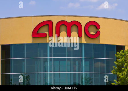 Indianapolis - Circa Juin 2016 : Du cinéma AMC Emplacement. Cinéma AMC est une chaîne de cinéma américain II Banque D'Images