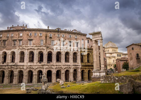 Théâtre de Marcellus - Rome, Italie Banque D'Images