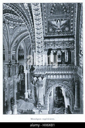 Cette image, intitulée 'Martin histoire des Églises et chapelles de Lyon, 1908, tome II 0058', provient d'une publication de Martin en 1908, détaillant l'histoire des églises et chapelles de Lyon, France. Banque D'Images