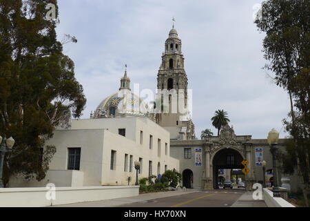 Porte ouest du Quadrilatère de la Californie à San Diego Banque D'Images