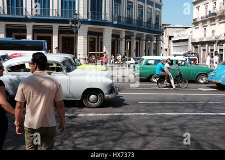 Différents modes de transport La Havane Cuba 2017 Banque D'Images