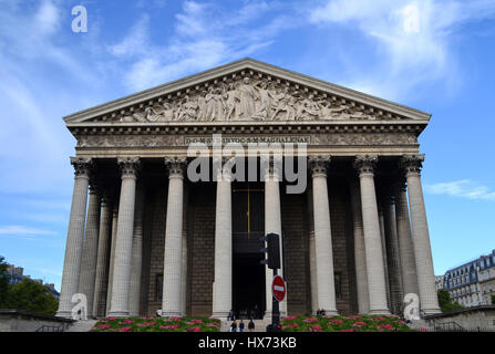 Eglise de la Madeleine à Paris, France Banque D'Images