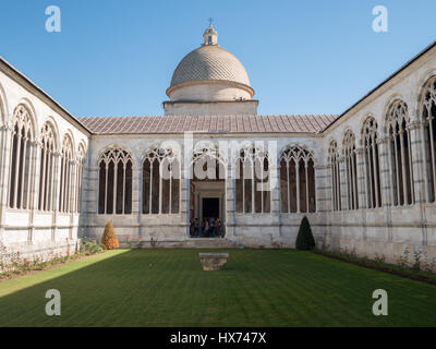 Cour intérieure de Camposanto Monumentale Banque D'Images