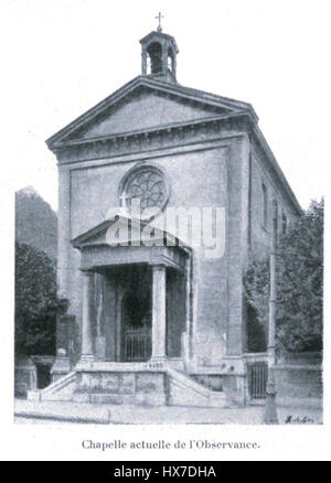 Cette image est tirée de 'histoire des Églises et chapelles de Lyon' de Martin, publiée en 1908, volume II. le livre explore l'histoire architecturale et la signification des églises et chapelles de Lyon, France. Banque D'Images