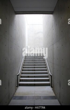 Escalier en béton Banque D'Images