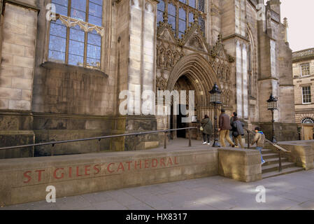 La cathédrale St Giles Edimbourg Banque D'Images