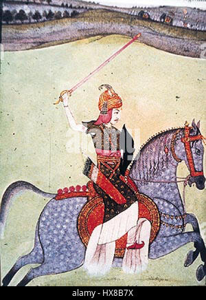 Baji Rao Peshwa I riding horse Banque D'Images