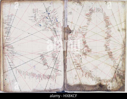 Les feuilles 7 et 8 de l'Atlas de Luxoro sont des sections cartographiques détaillées de l'Atlas de Luxoro, qui fournit des informations géographiques historiques. Ces feuilles représentent les paysages et les territoires de l'époque, offrant un aperçu du monde tel qu'il était compris dans le passé. Banque D'Images
