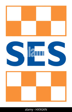 Service d'urgence de l'Etat de Victoria logo de l'entreprise Banque D'Images