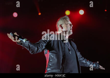 Sydney, NSW, Australie. Mar 25, 2017. Real McCoy doit effectuer à la Mega 1990 concert au Big Top le 25 mars 2017 à Sydney, Australie Crédit : Christopher Khoury/presse australienne/ZUMA/Alamy Fil Live News Banque D'Images